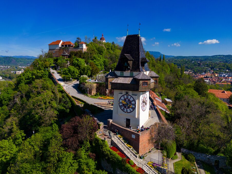 Clock Tower Graz Sightseeing In Graz