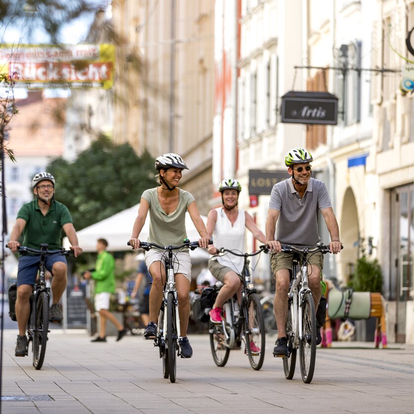 Radfahren in Graz | © Graz Tourismus - Tom Lamm