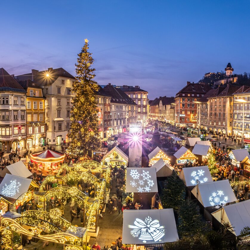 Christkindlmarkt am Grazer Hauptplat 2024 I Graz Advent Graz